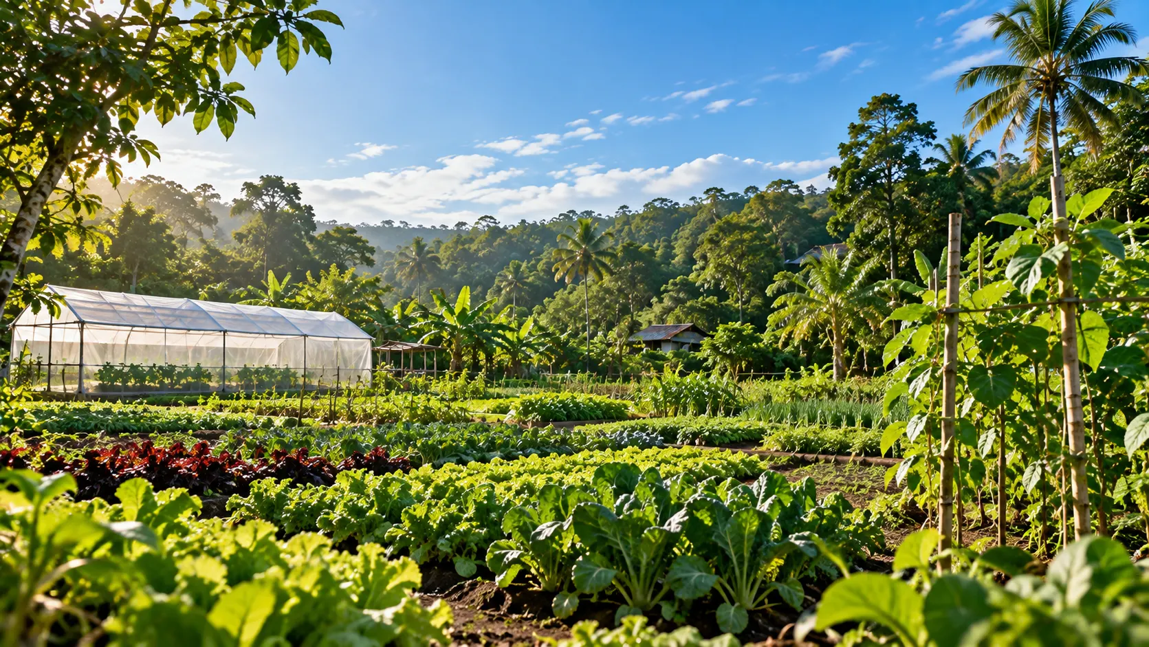 A tropical farm in the Uva region