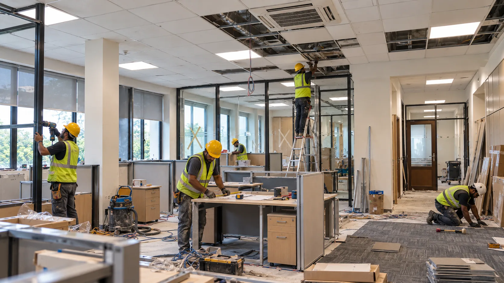 Renovation work of Zone Management Office at KEPZ